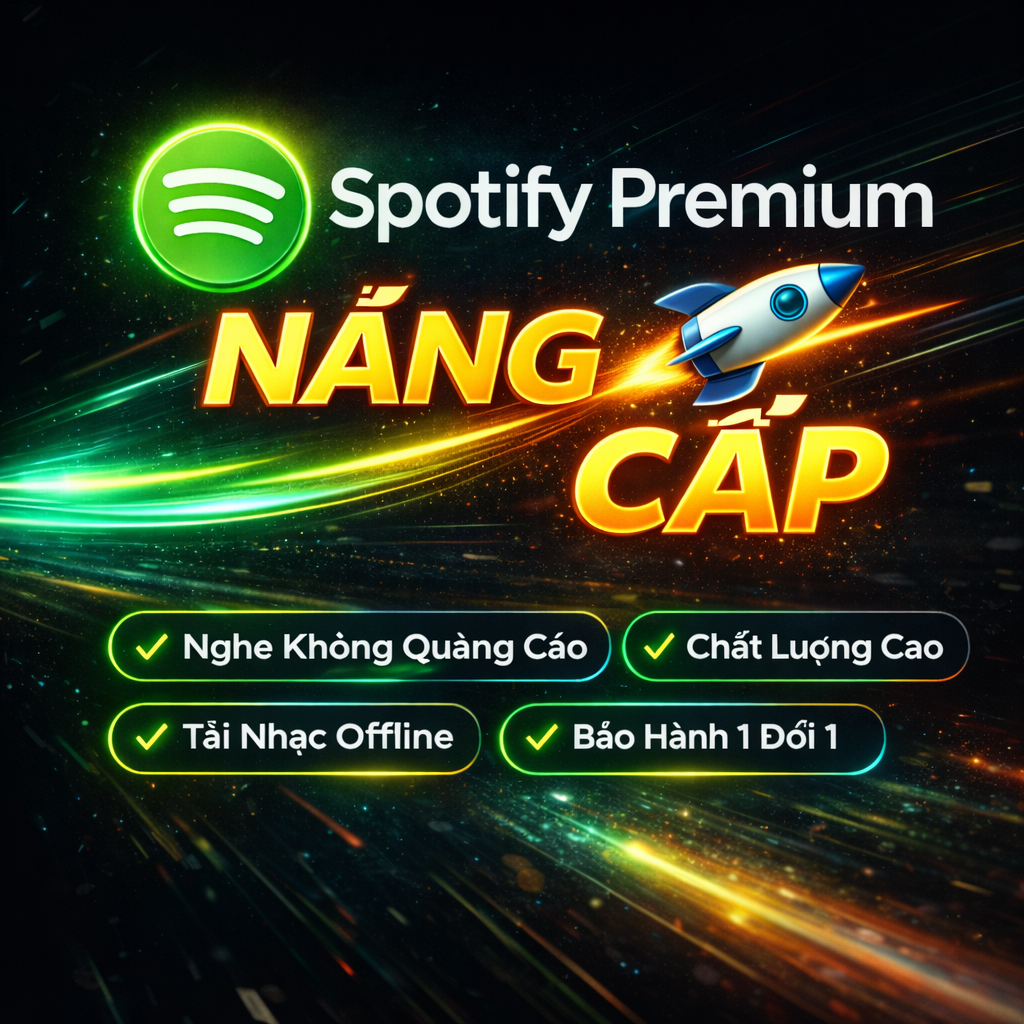 Dịch Vụ, Nâng Cấp UP Gói Spotify Premium Giá Rẻ.