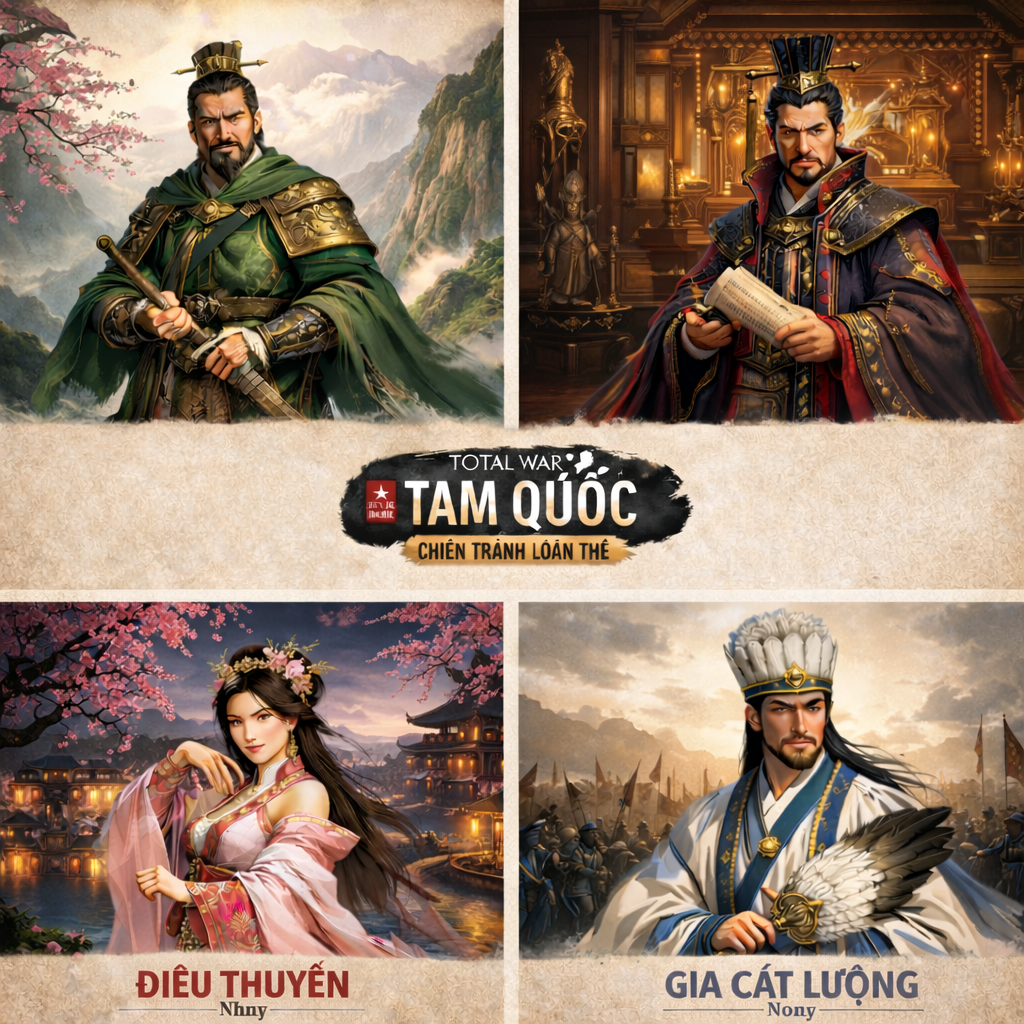 Total War: Three Kingdoms Việt Hóa – Chiến Thuật Tam Quốc Đỉnh Cao