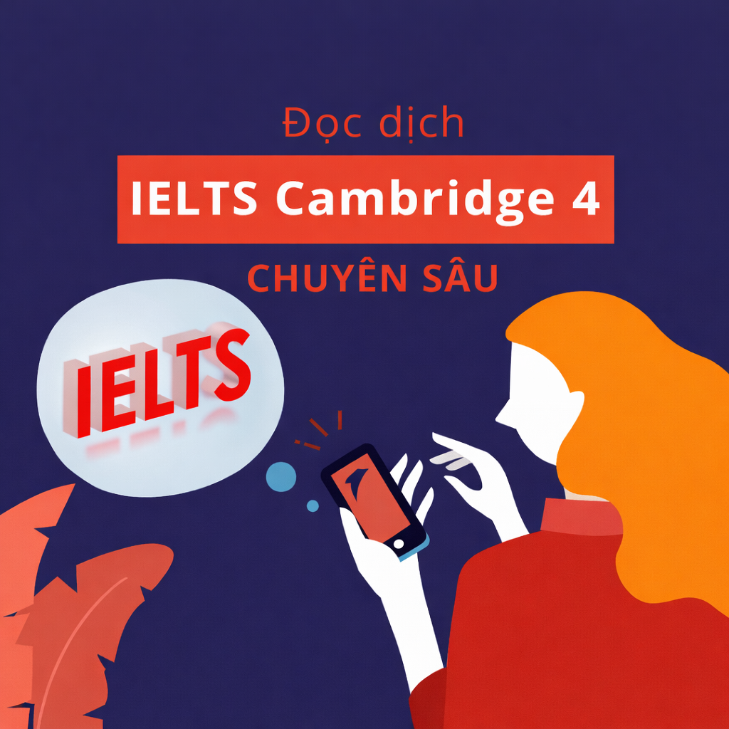 Khóa Học Đọc Dịch IELTS Cambridge 4 Chuyên Sâu
