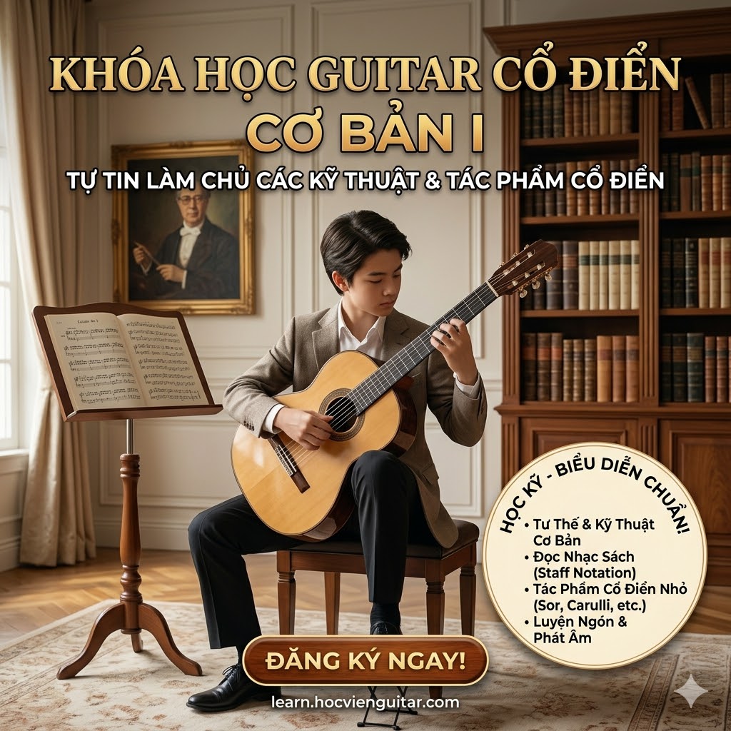 Khóa học guitar cơ bản 1 – Nền tảng vững chắc cho người mới bắt đầu - Ảnh 2