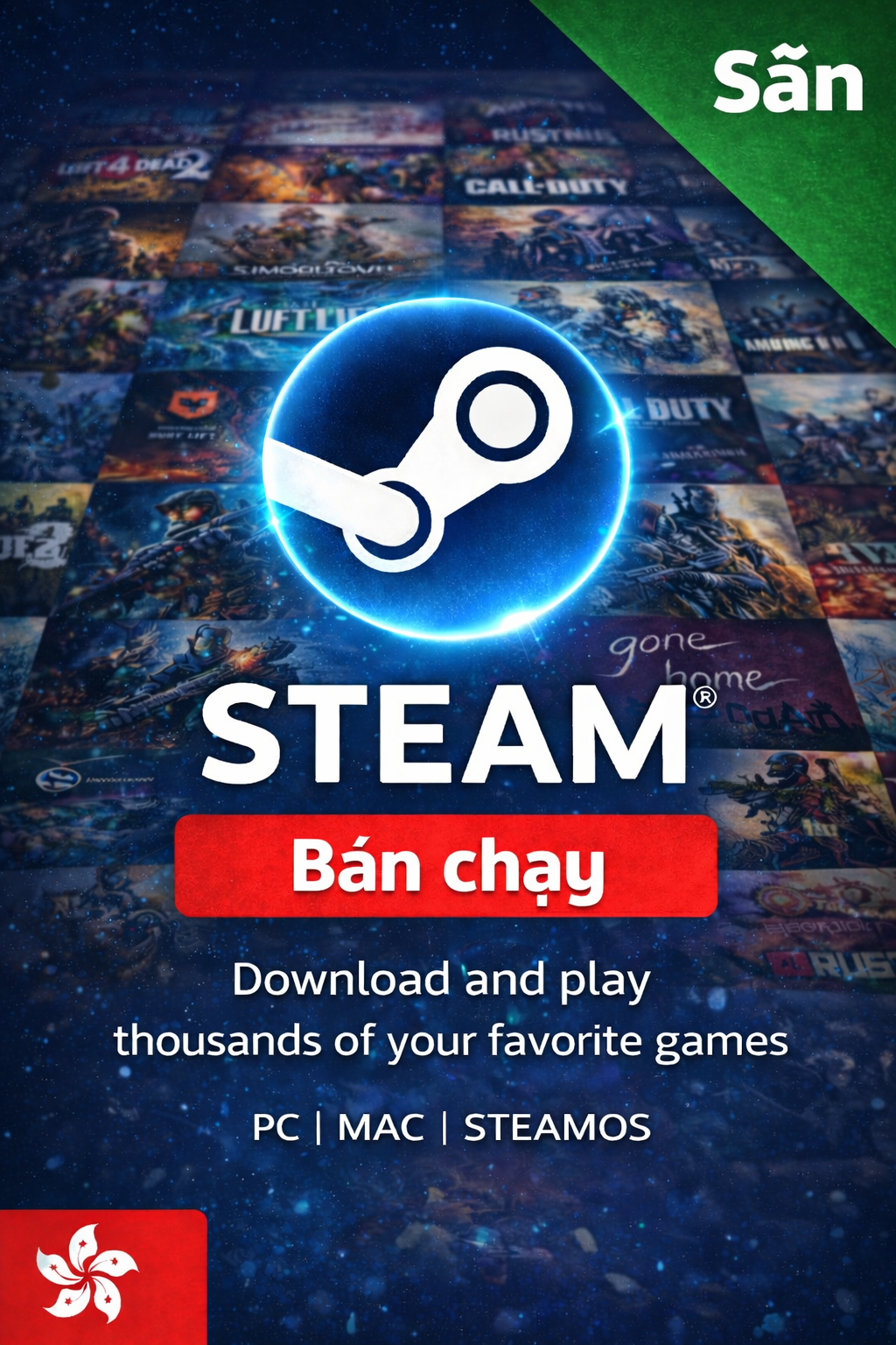 IDR Steam Wallet Gift Card
