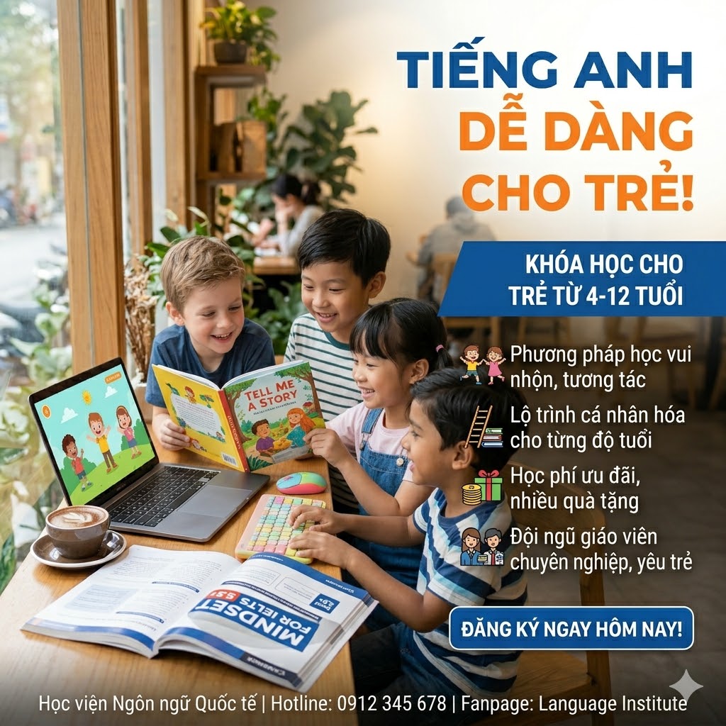🌟 Tiếng Anh Giao Tiếp Cho Trẻ 4–12 Tuổi – Học Vui, Nói Tự Tin Từ Nhỏ - Ảnh 3