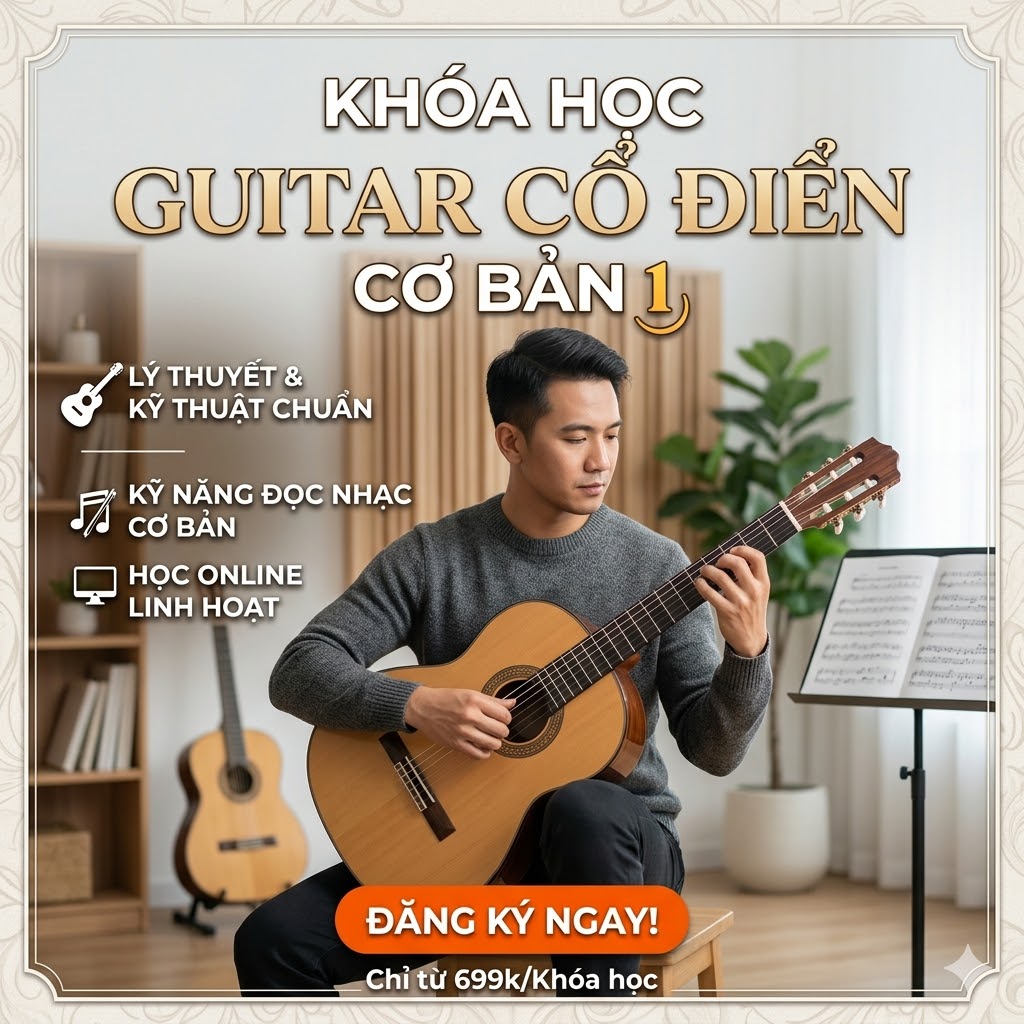 Khóa học guitar cơ bản 1 – Nền tảng vững chắc cho người mới bắt đầu - Ảnh 3