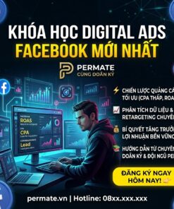 Khóa Học Digital Ads Facebook Mới Nhất Cùng Doãn Kỷ & Permate – Tư Duy Quảng Cáo Thực Chiến, Tối Ưu Hiệu Quả Bán Hàng