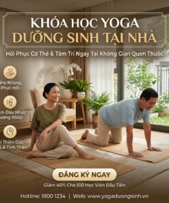 Yoga dưỡng sinh tại nhà – Khỏe từ bên trong, an yên mỗi ngày