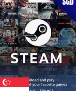 SGD Steam Wallet Gift Card - Có thể sử dụng tài khoản Việt Nam