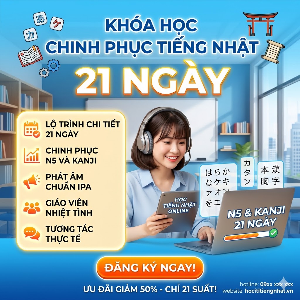 Tiếng Nhật 21 ngày – Lộ trình cấp tốc cho người mới bắt đầu - Ảnh 4