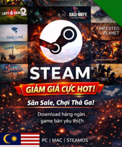 TWD Steam Wallet Gift Card - Cần mua gói chuyển vùng nếu sử dụng ở VN
