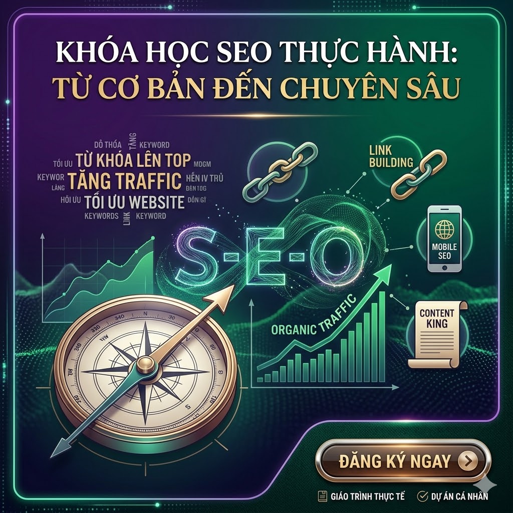 Khóa học SEO thực hành – Lên top Google bền vững, kéo traffic miễn phí - Ảnh 2
